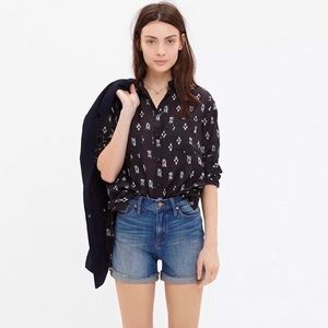 Madewell High-Rise Denim Shorts - Denver Wash
